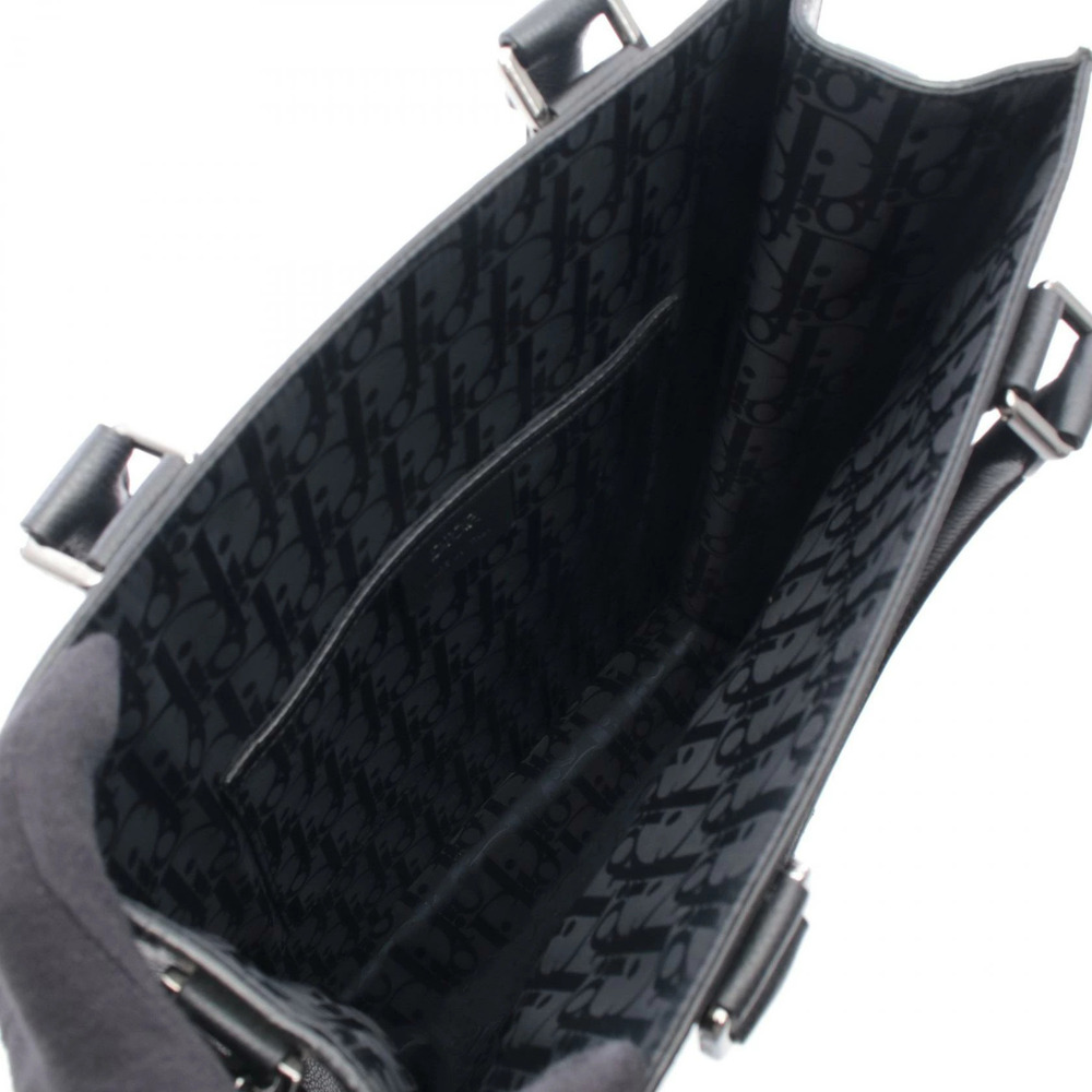 Dior Safari North South Tote Bag Leather Black - Picture 2 of 6
